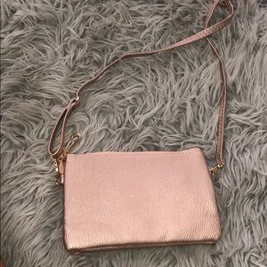 Rose gold crossbody